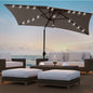 Arcadia Furniture Umbrella 3 Metre Umbrella with Solar LED Lights Garden Yard - Myzenhome