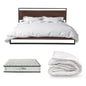 Azure bed frame + comforpedic mattress + 250gsm bamboo quilt package deal set Royal Comfort