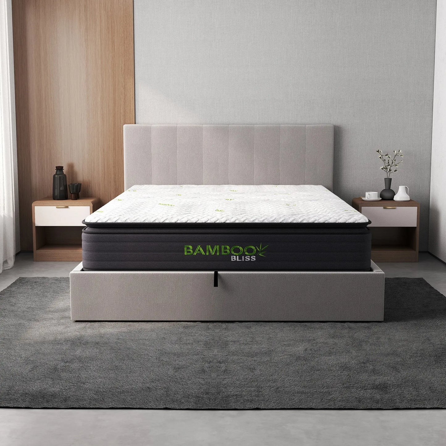 Bamboo Bliss Comfort Pocket Spring & Memory Foam Mattress Myzenhome