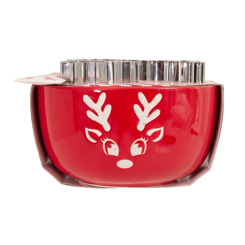 Bread and Butter Electroplate Icy Reindeer Mini Mix Bowl Set - Myzenhome