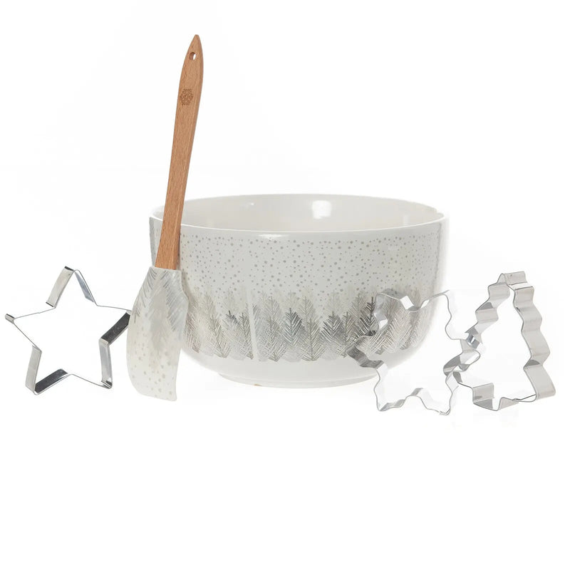 Bread and Butter Electroplate Tree Mini Mix Bowl Set - Silver - Myzenhome