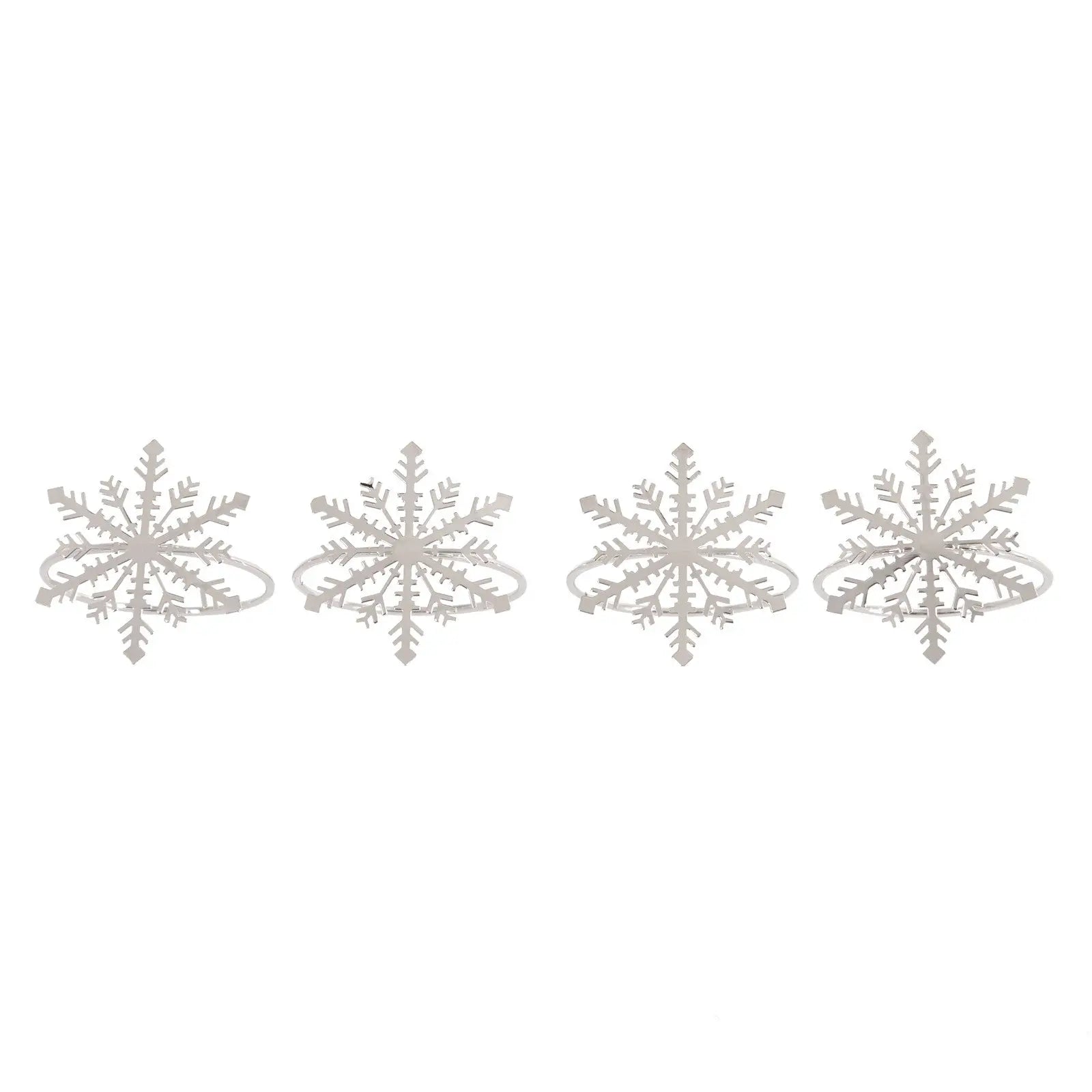 Bread and Butter Napkin Rings - Snowflake 4 Pack - Myzenhome