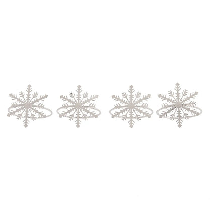 Bread and Butter Napkin Rings - Snowflake 4 Pack - Myzenhome