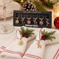 Bread and Butter Snowflake & Reindeer Wine Charm Twin Pack Kit Myzenhome