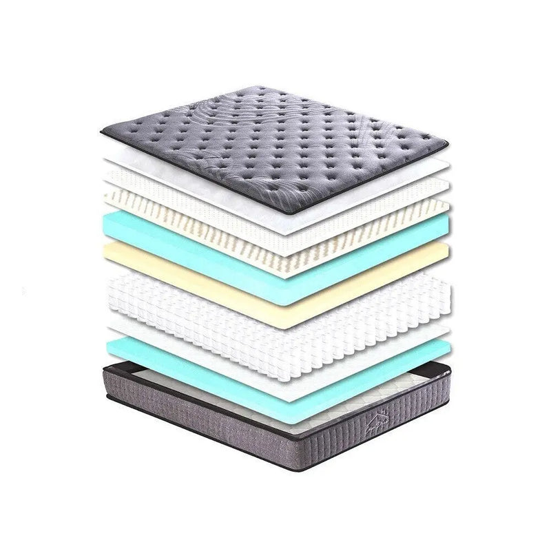 Casa Decor Bamboo Charcoal Mattress Pocket Spring Pillowtop 5 Zone - Myzenhome