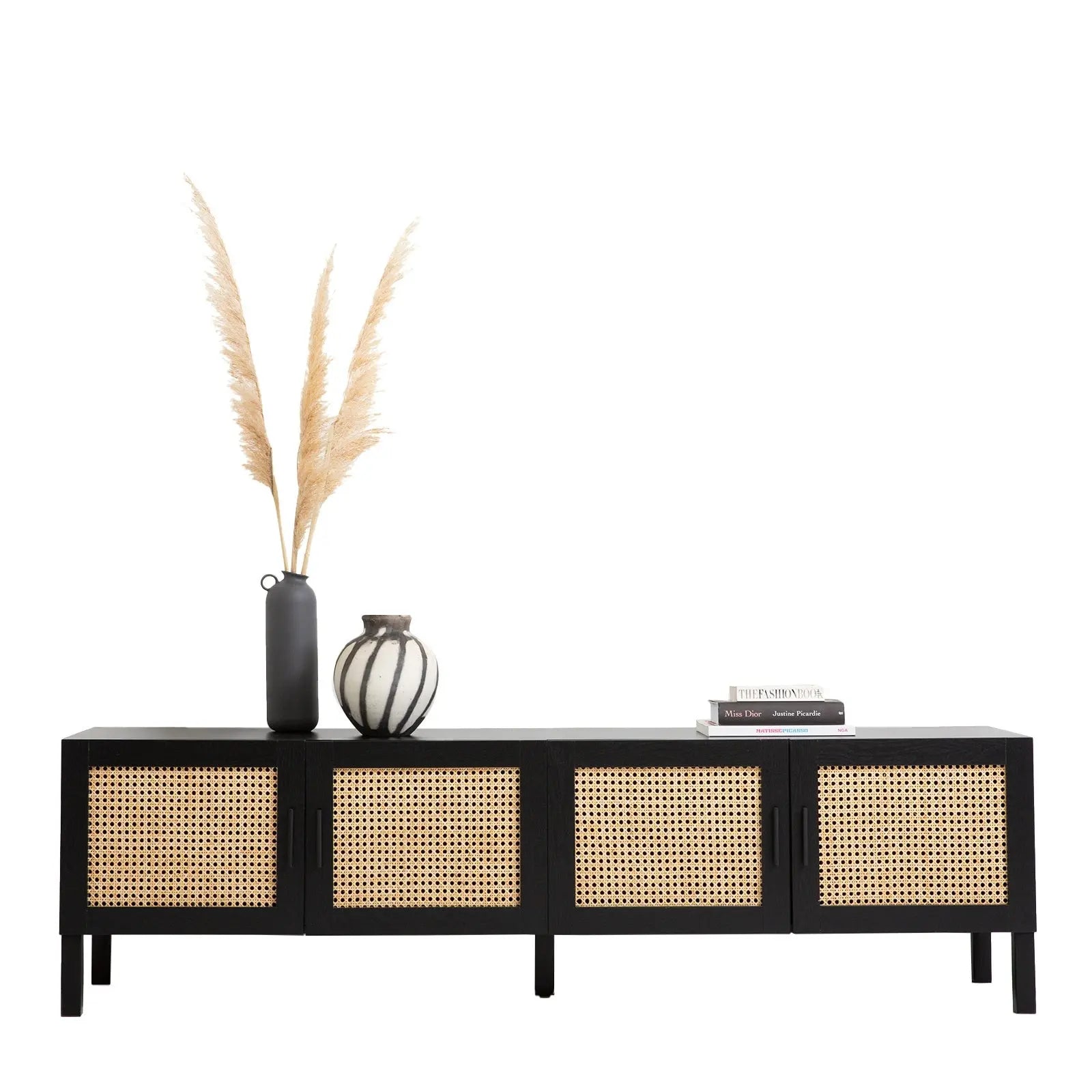 Casa Decor Tulum Rattan Entertainment Unit TV Stand Cabinet Storage - Myzenhome