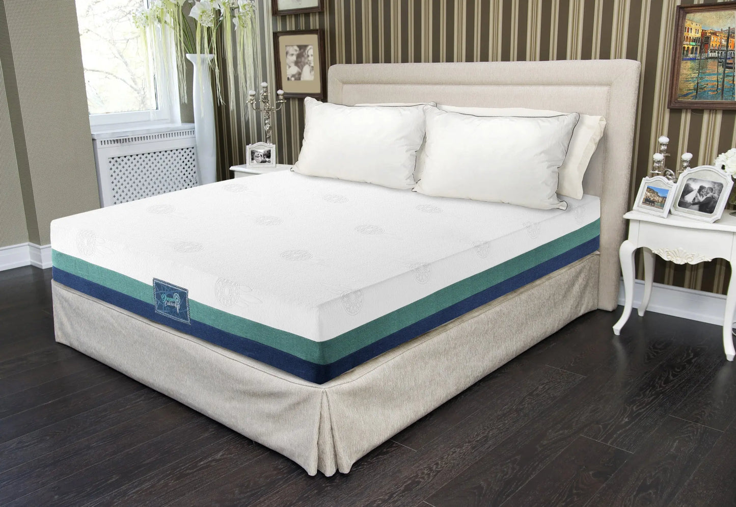 Dream Catcher Mattress King Size Tri-Foam Memory Foam Design Myzenhome