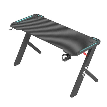 Dyskord Gaming Table Desk Office Desktop Steel LED RGB Lighting - Myzenhome