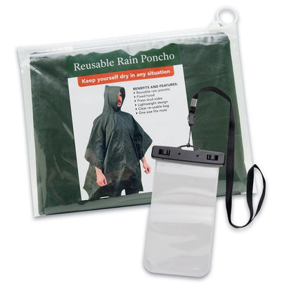 Eden Australia Outdoor Weatherproof Pack (Poncho / Dry Phone Pouch) - Myzenhome