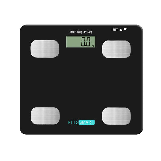 FitSmart Electronic Floor Body Scale Digital LCD Glass Tracker Bathroom - Myzenhome