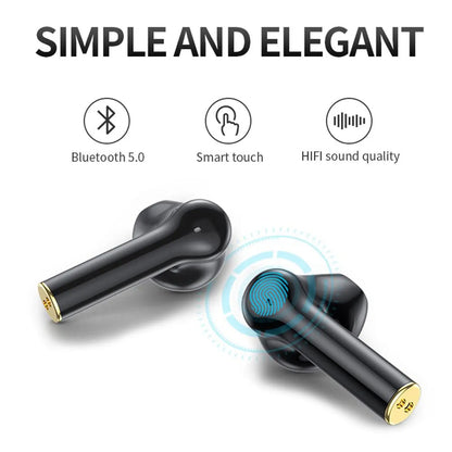 FitSmart Wireless Earbuds Earphones Bluetooth 5.0 For IOS Android In Built Mic - Myzenhome