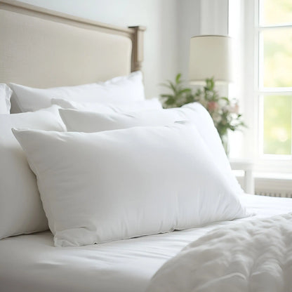 Goose feather & down quilt 500gsm + goose feather and down pillows 2 pack combo Royal Comfort