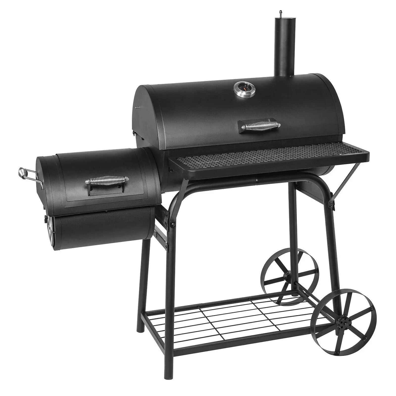Havana Outdoors Charcoal 2-IN-1 BBQ Smoker Grill Barbecue Outdoor Cooking - Myzenhome