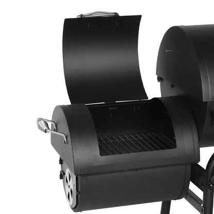 Havana Outdoors Charcoal 2-IN-1 BBQ Smoker Grill Barbecue Outdoor Cooking - Myzenhome
