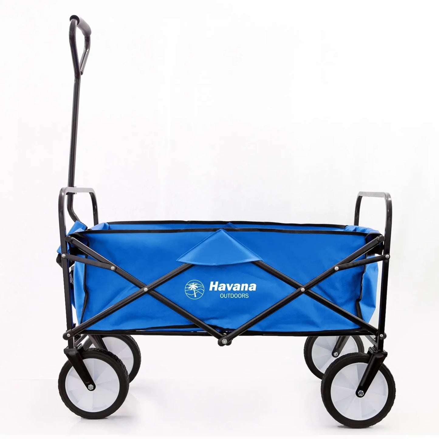 Havana Outdoors Collapsible Beach Trolley Garden Cart Foldable Picnic - Myzenhome