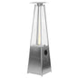 Havana Outdoors Gas Pyramid Flame Heater 13KW Steel Regulator Stainless Steel - Myzenhome