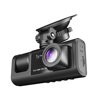 I-Hawk Defender Dual Dash Camera Full HD 1080p G-Sensor Loop Recording Black - Myzenhome