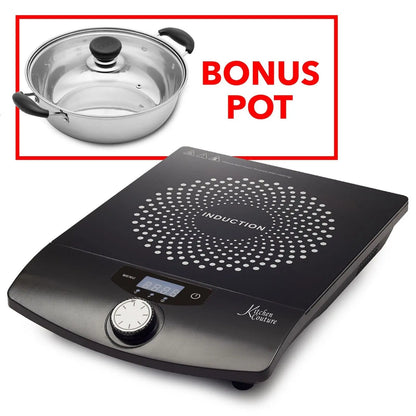 Induction Cooktop Cooker Electric Stovetop Portable Burner Cooking - Myzenhome