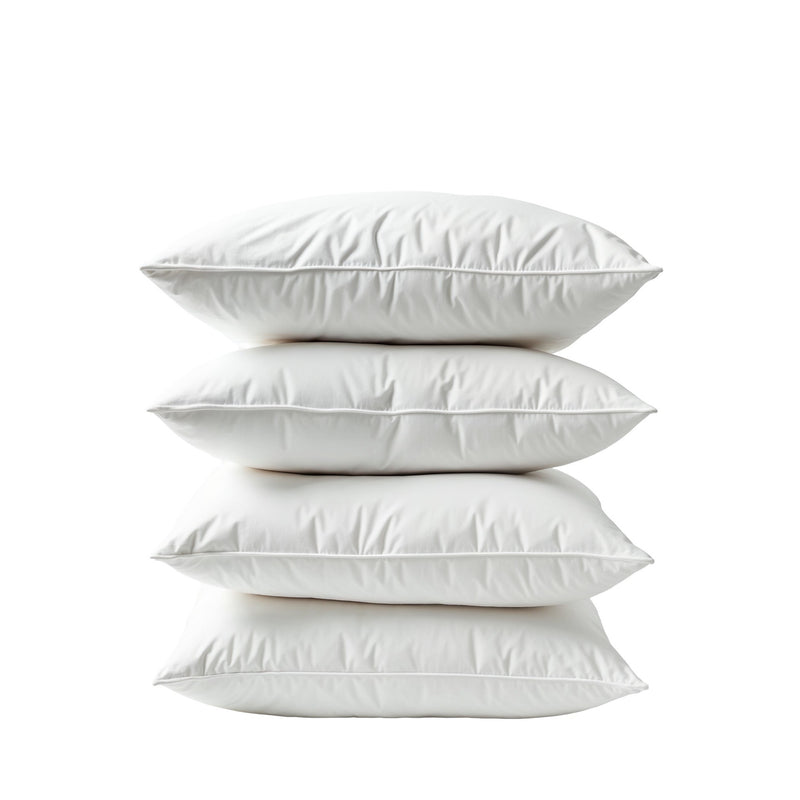 Royal Comfort Goose Feather Down Pillows 1000GSM Hotel Quality 4 Pack