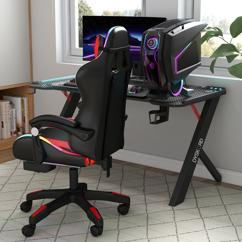 Dyskord Gaming Chair And Dyskord Desk Gaming Package Set