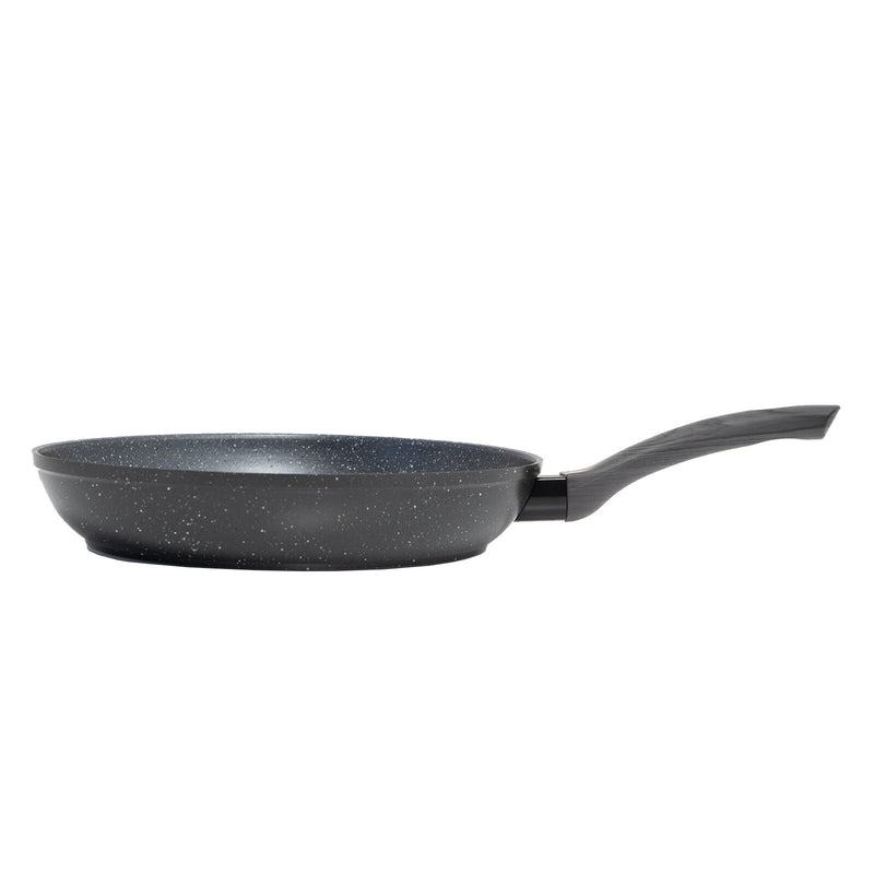 StoneChef 2 Piece Set 1 x Deep Frypan 28cm 1 x Frypan 28cm Grey Handle