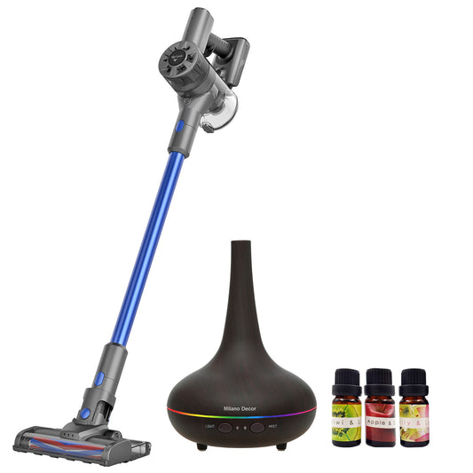 MyGenie H20 Pro Wet Mop 2-In-1 Cordless Stick Vacuum + Bonus Dark Wood Diffuser - Myzenhome