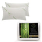 Royal Comfort Bundle Set Bamboo Memory Foam Pillows 2 Pack + 350GSM Bamboo Quilt - Myzenhome