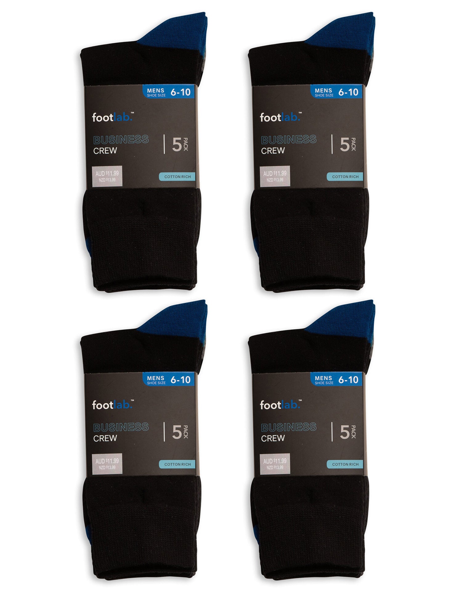 Mens 20 pack socks business crew - Myzenhome