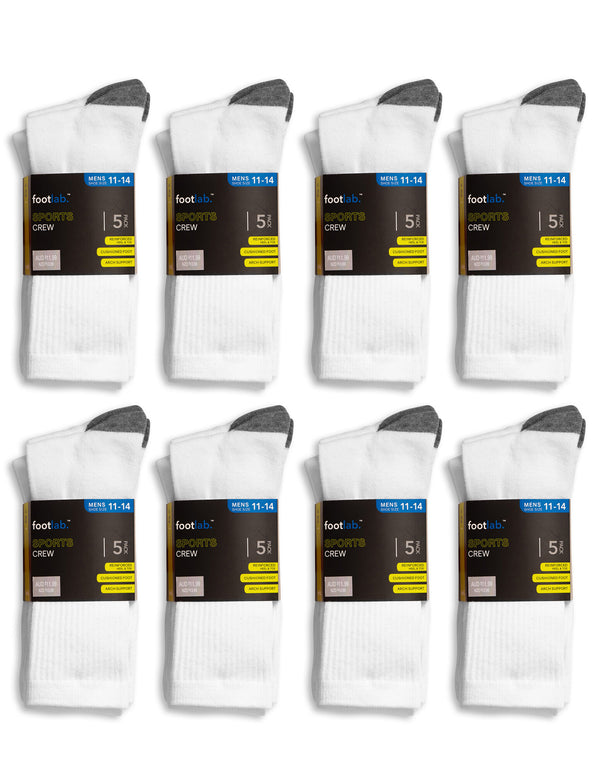 Mens 40 Pack Socks Sports Crew