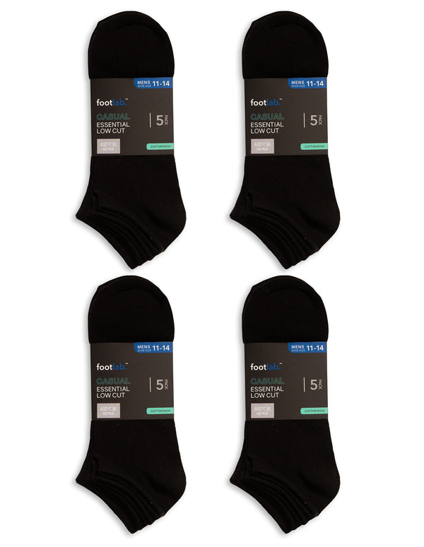 Mens 20 Pack Socks Essential Liner