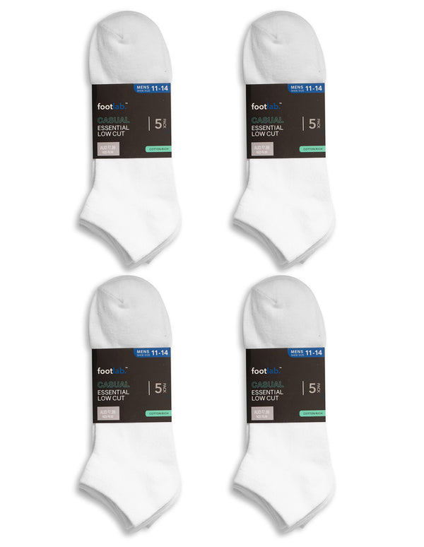 Mens 20 Pack Socks Essential Liner
