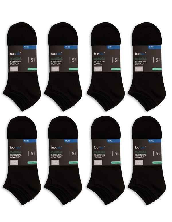 Mens 40 Pack Socks Essential Liner