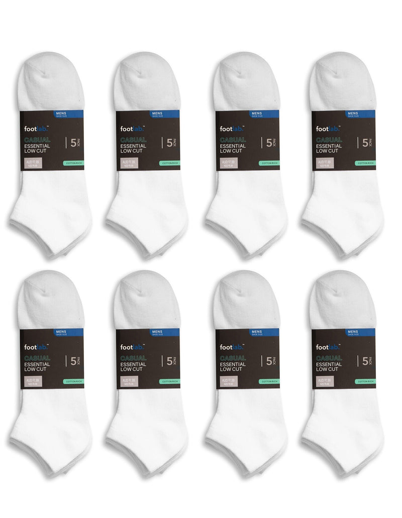 Mens 40 Pack Socks Essential Liner