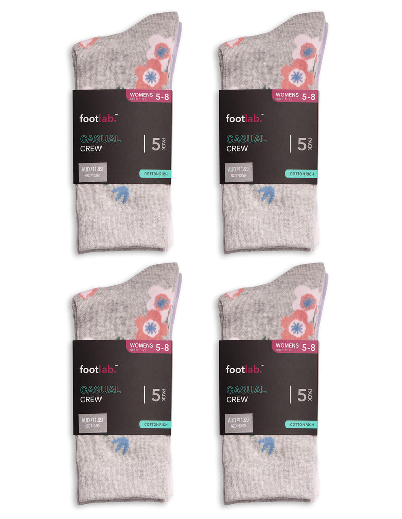 Womens 20 Pack Socks Casual Crew