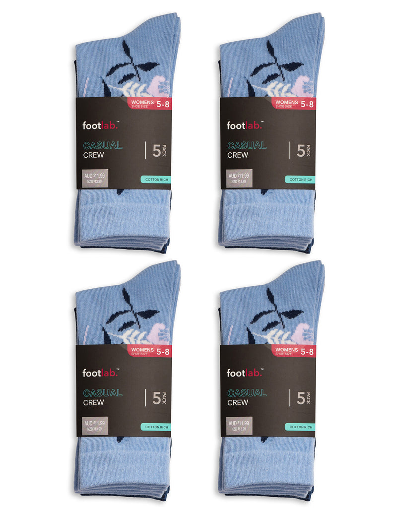 Womens 20 Pack Socks Casual Crew