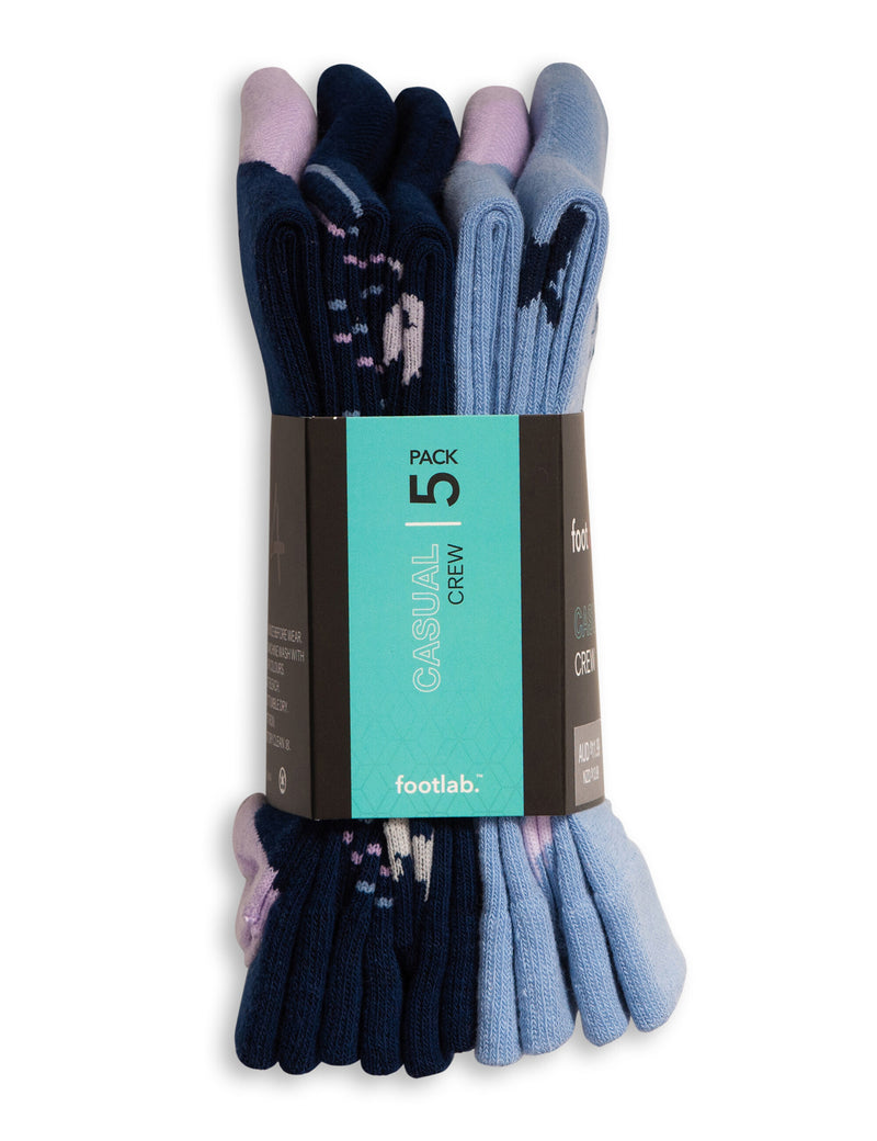 Womens 20 Pack Socks Casual Crew