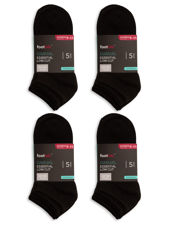 Womens 20 Pack Socks Essential Liner