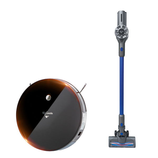 MyGenie Vacuum Set - 1 x Xsonic Wet N Dry Robot Vacuum + 1 x X5 Stick Vacuum