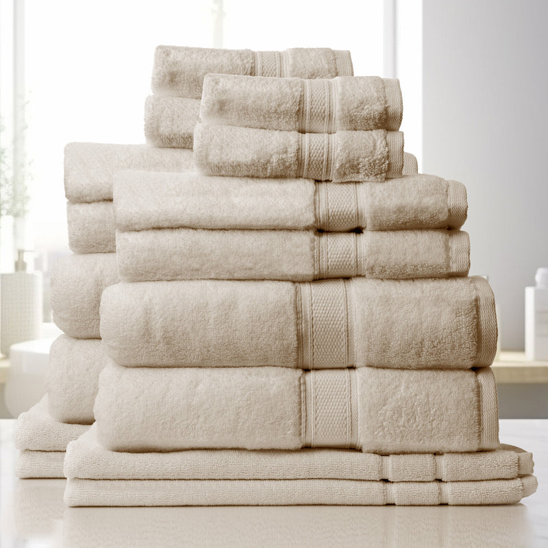 Royal Comfort Towel Set 16 Piece 100% Cotton Zero Twist Luxury Plush