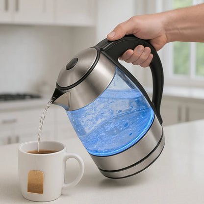 Kitchen Couture 1.7L Double Wall Glass Kettle with Thermoguard™ Protection Myzenhome