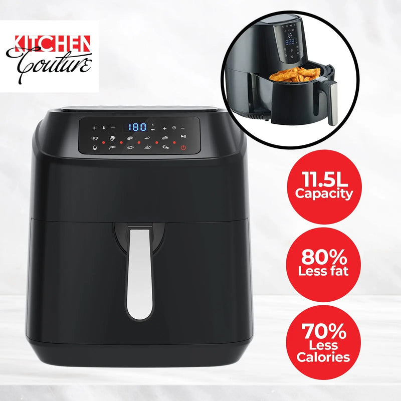 Kitchen Couture 11.5 Litre Air Fryer Multifunctional LCD Digital Display - Myzenhome