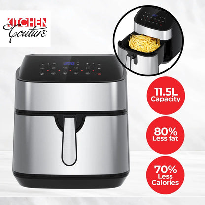 Kitchen Couture 11.5 Litre Air Fryer Multifunctional LCD Digital Display - Myzenhome