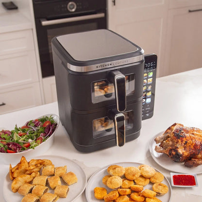 Kitchen Couture 11L Clear View Vertex Dual Draw Air Fryer Myzenhome