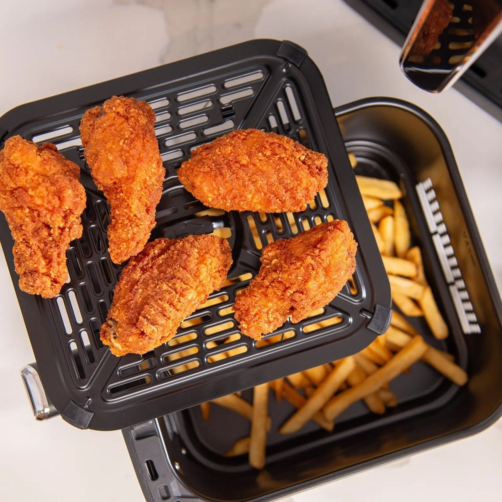 Kitchen Couture 11L Clear View Vertex Dual Draw Air Fryer Myzenhome