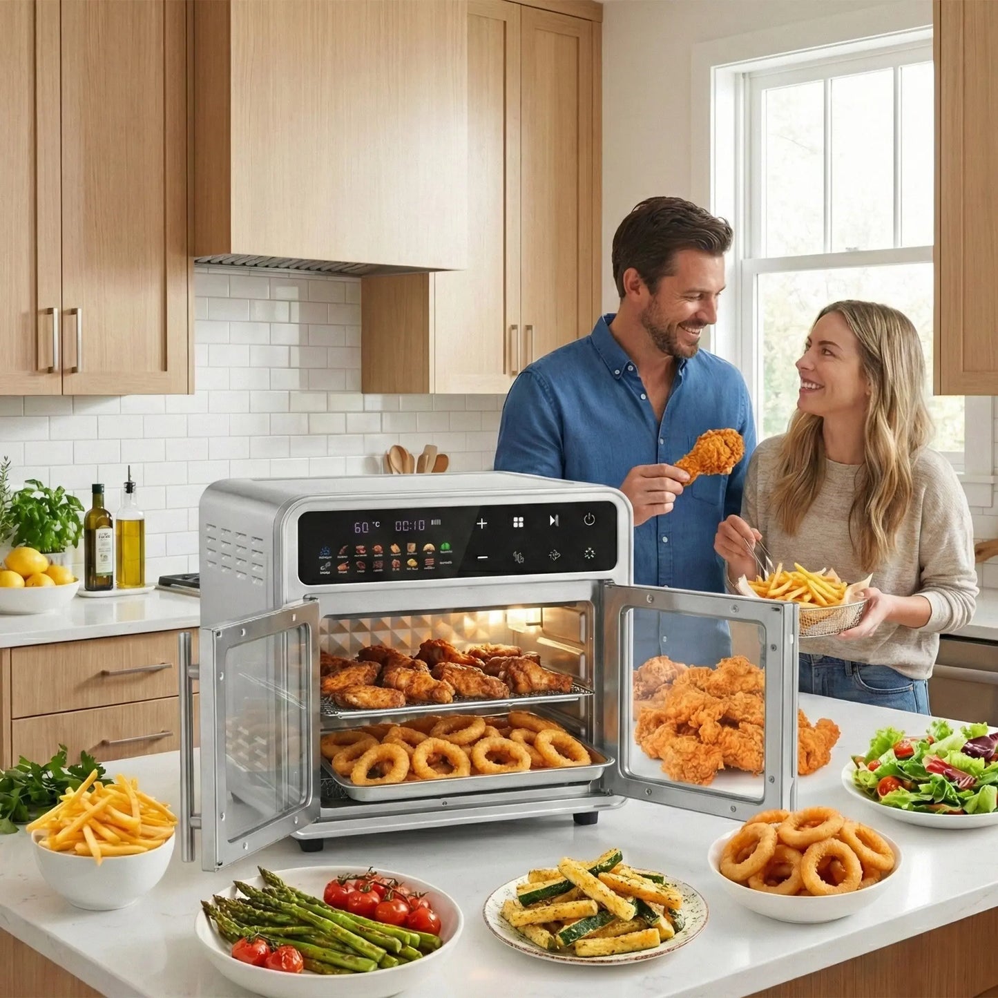 Kitchen Couture 25L French Door Colour Touch Air Fryer Myzenhome