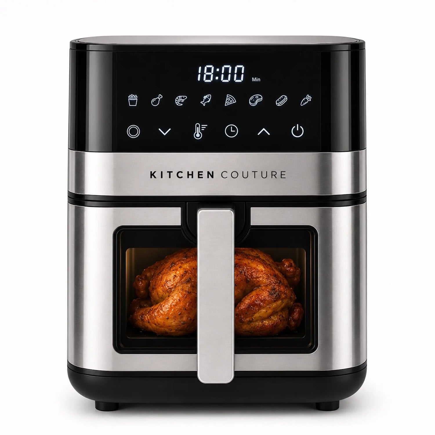 Kitchen Couture 5.5L PFAS-Free Ceramic Air Fryer, ClearView™ Window, 1600W Myzenhome