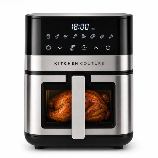 Kitchen Couture 5.5L PFAS-Free Ceramic Air Fryer, ClearView™ Window, 1600W Myzenhome