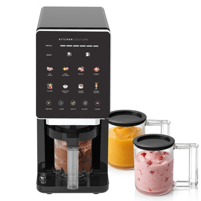 Kitchen Couture Whippi Frozen Dessert Maker with 3 Prep & Store Pots Myzenhome