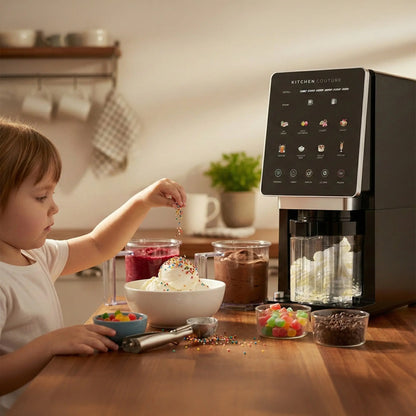 Kitchen Couture Whippi Frozen Dessert Maker with 3 Prep & Store Pots Myzenhome