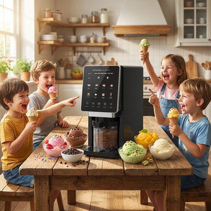 Kitchen Couture Whippi Frozen Dessert Maker with 3 Prep & Store Pots Myzenhome